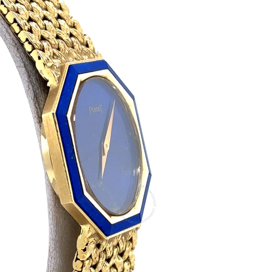 Pre-owned Piaget Vintage Hand Wind Blue Dial Ladies Watch 9341-D2 - 3