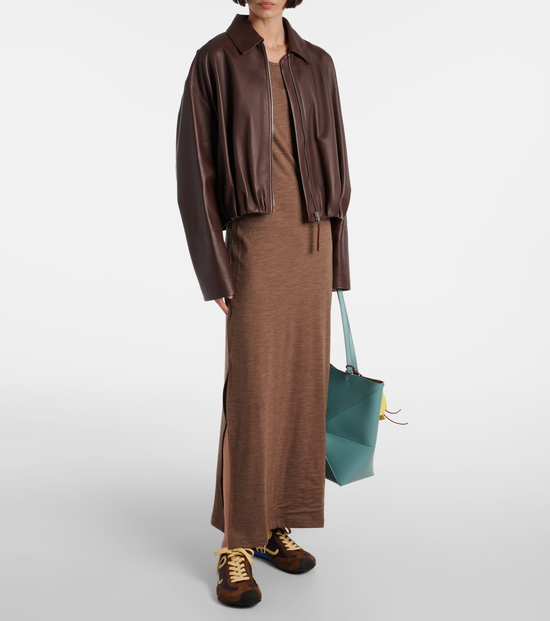 Anagram wool-blend maxi dress - 2