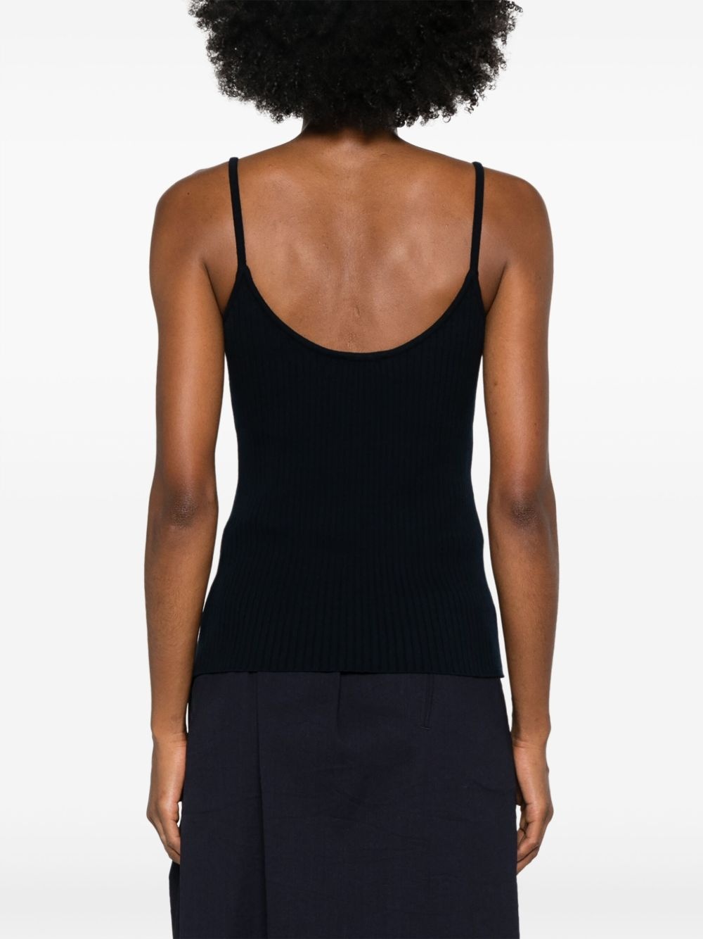 Reedition ribbed tank top - 4