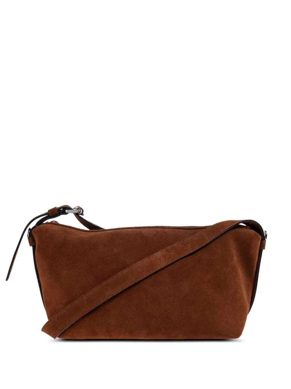 zip leather tote bag - 1