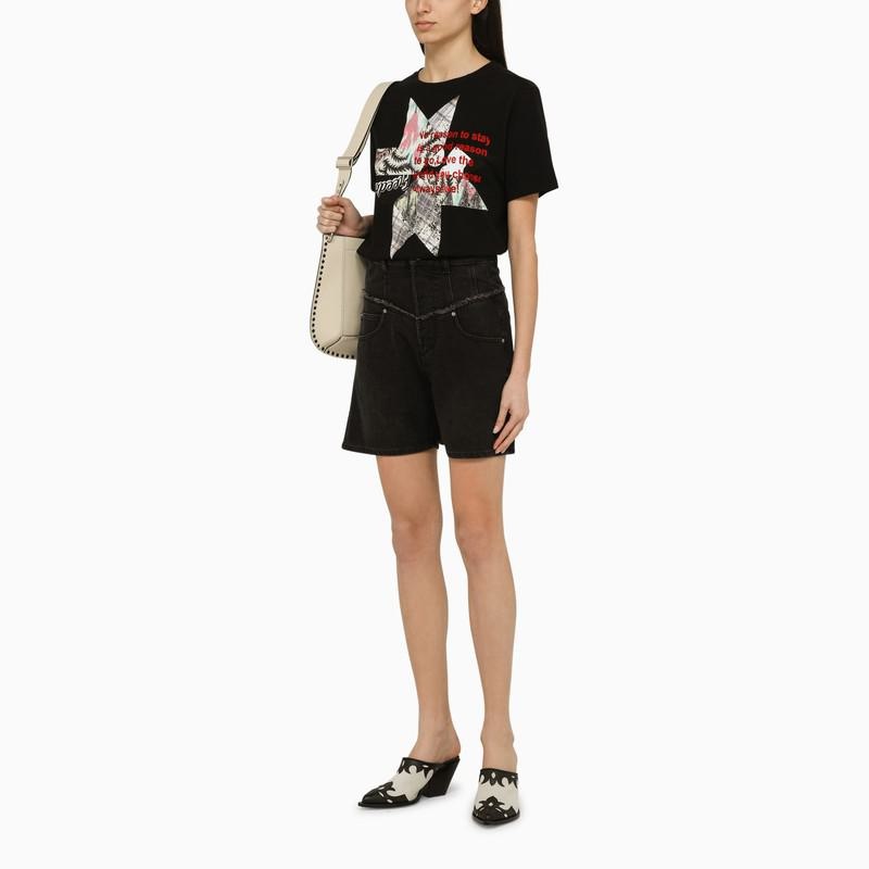 ISABEL MARANT ÉTOILE T-SHIRT WITH PRINT - 3