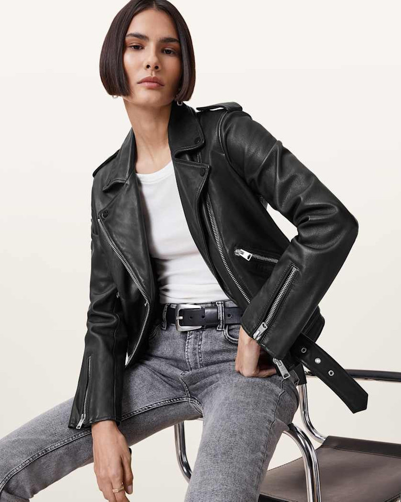 ALLSAINTS BALFERN LEATHER BIKER JACKET outlook