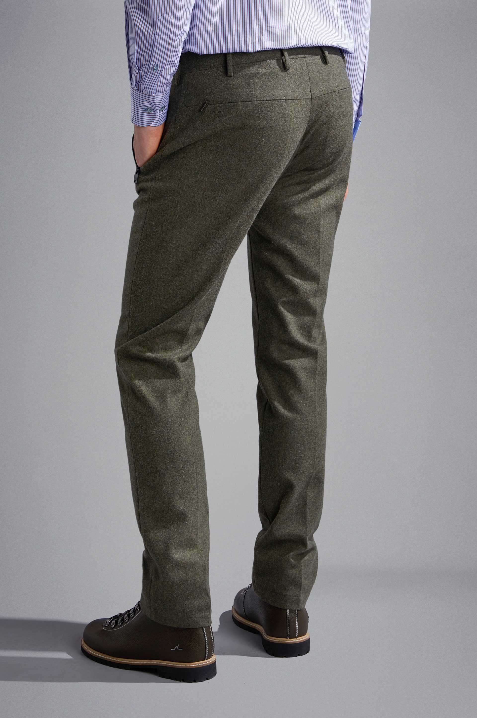 TECHNICAL WOOL CHINO TROUSERS - 3