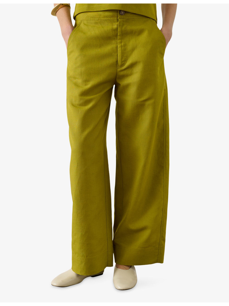 Dario Straight-Leg Linen-Blend Trousers 3