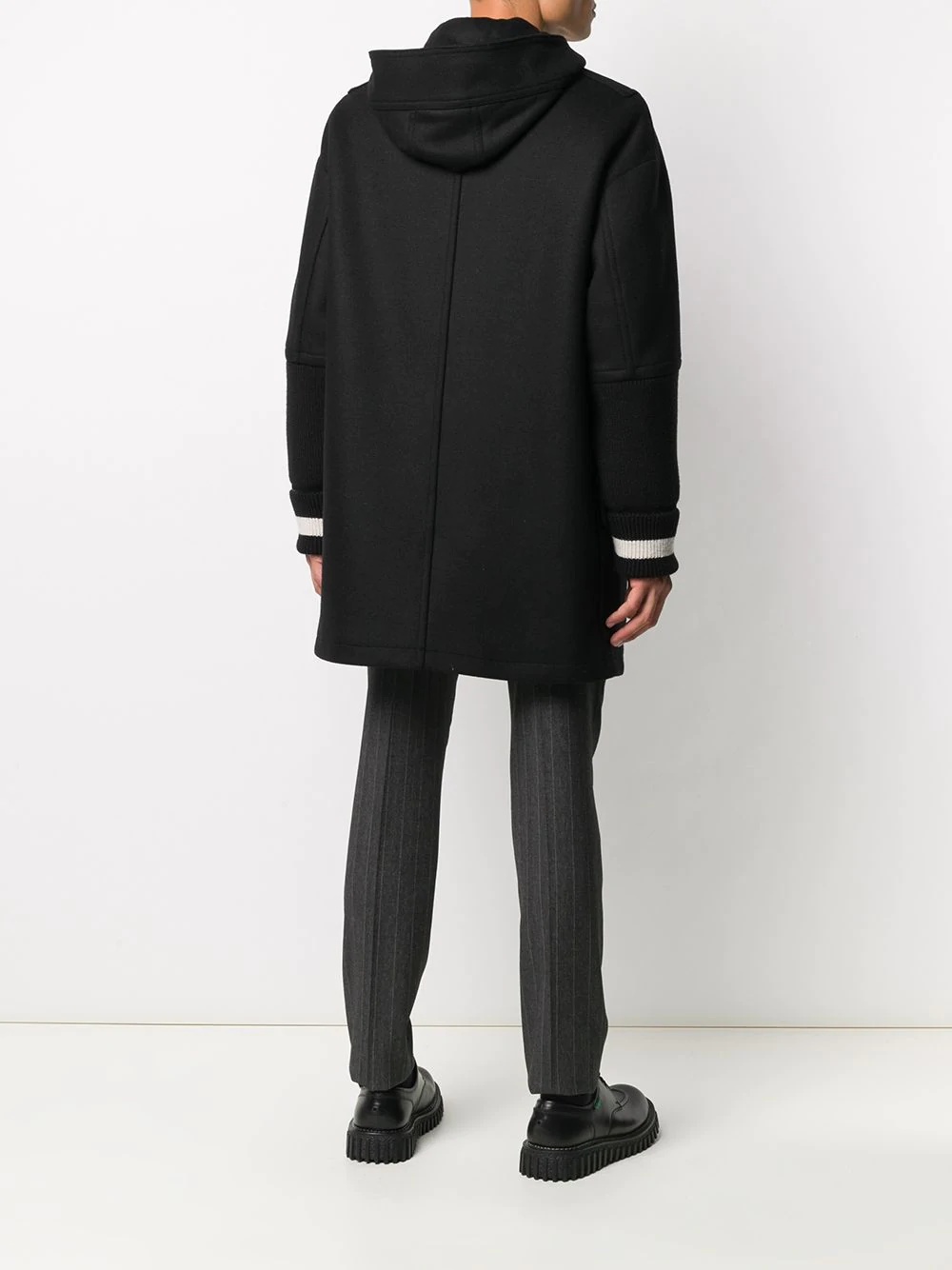 hooded duffle coat - 4