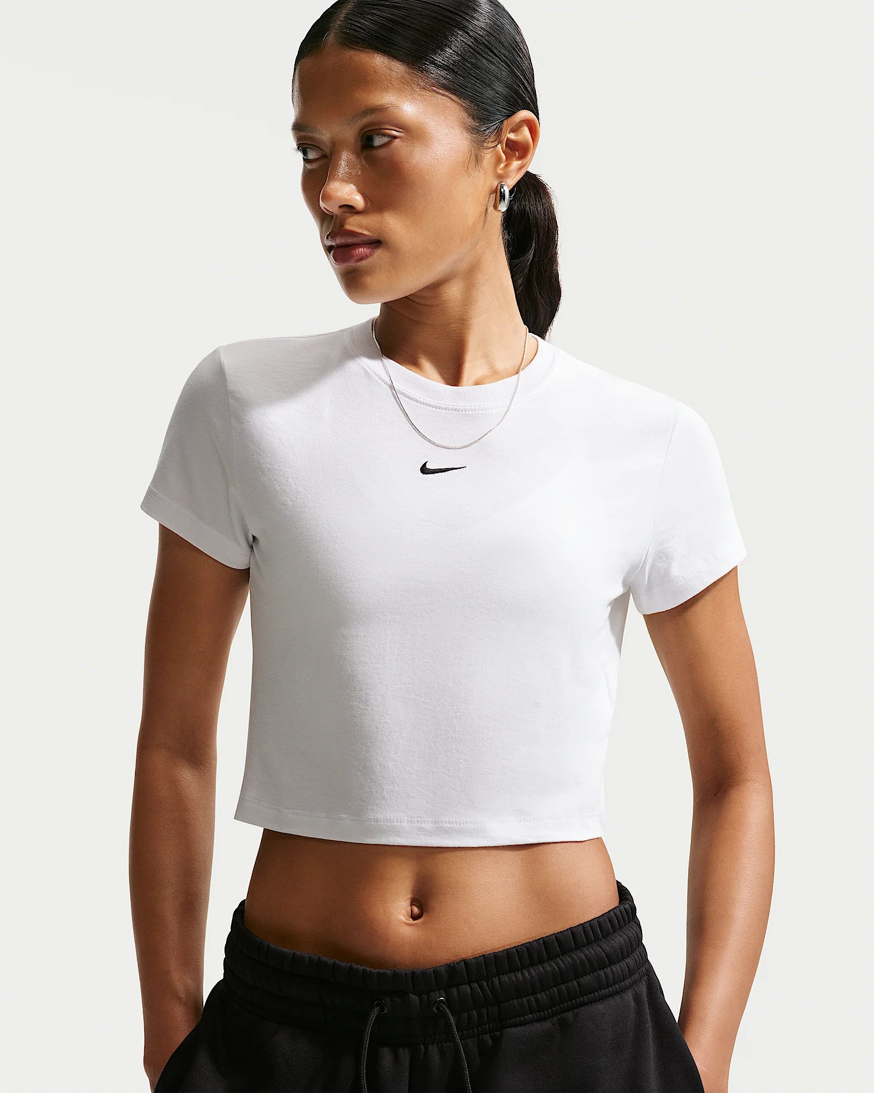 Nike Sportswear Chill Knit Women's Cropped T-Shirt - 1