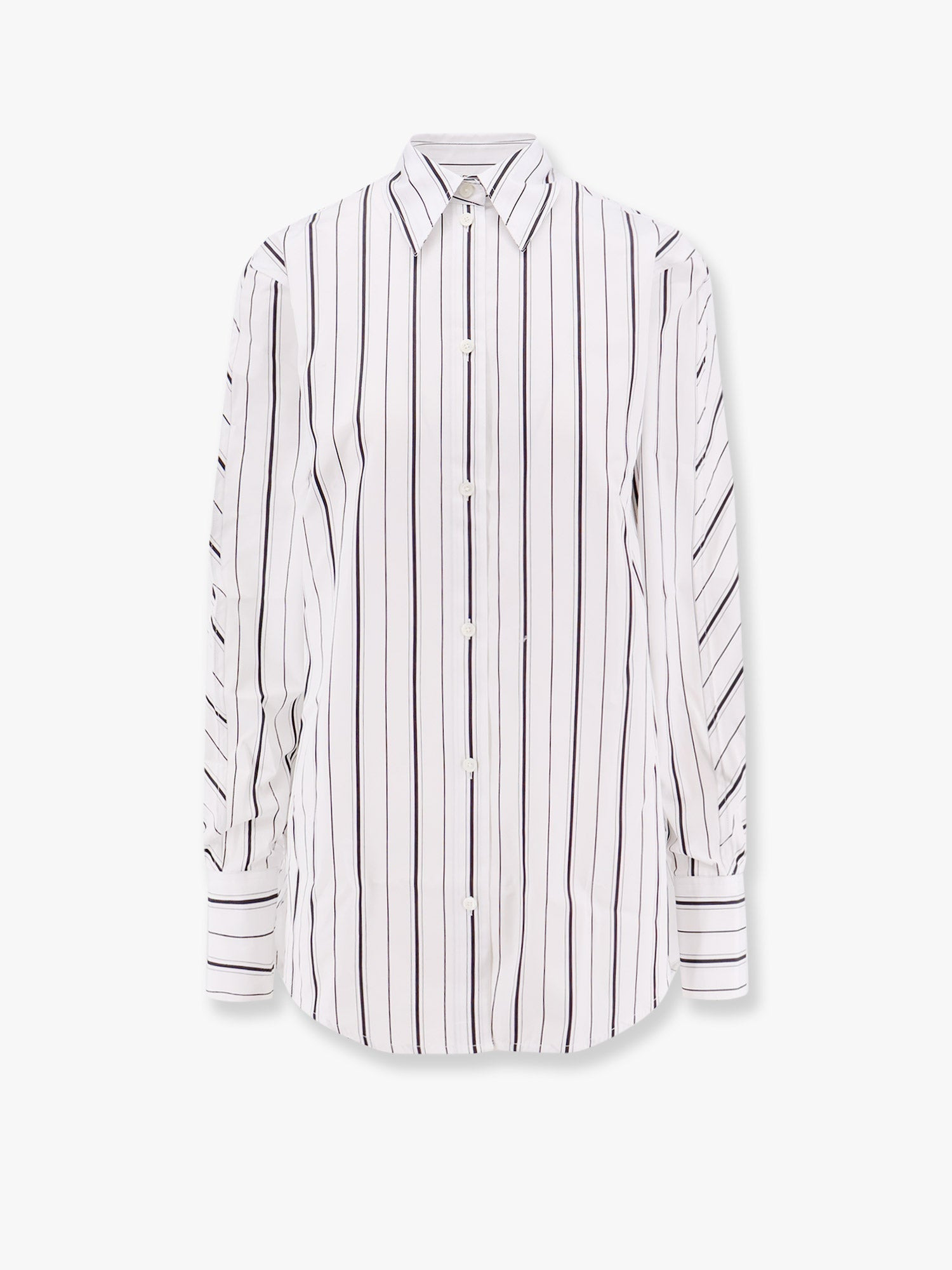 Toteme Women Organic Cotton Shirt With Striped Motif - 1