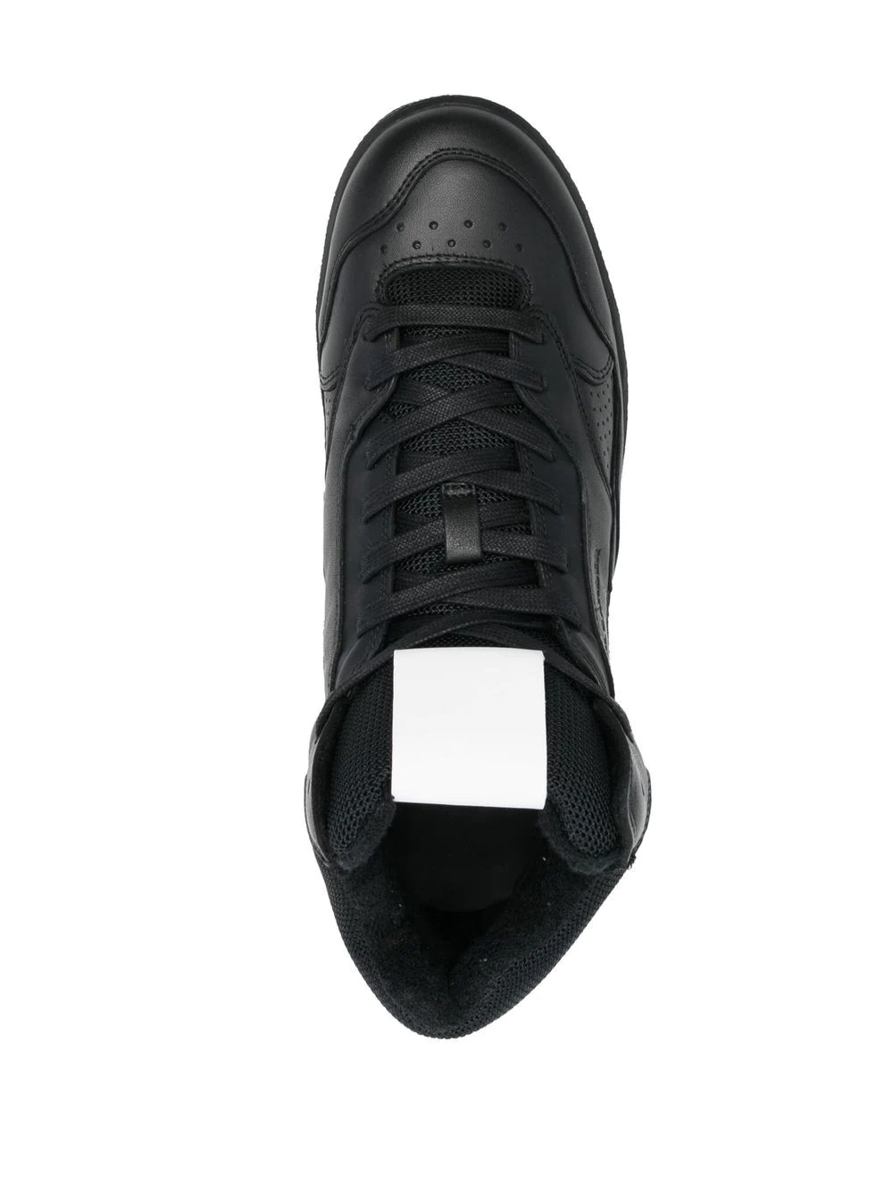 logo-embossed high-top sneakers - 4