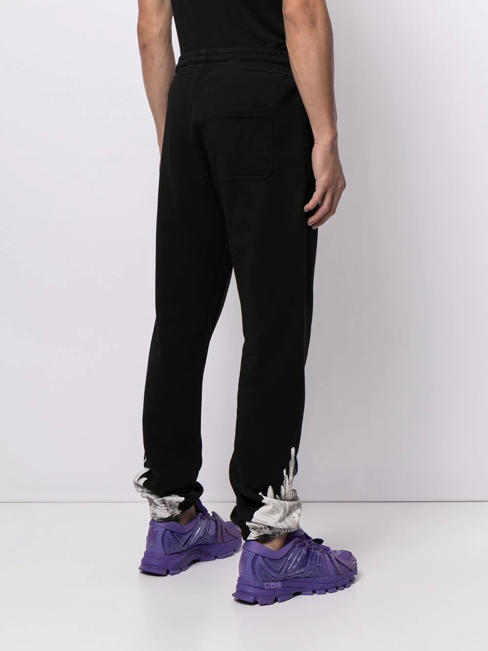 Wings-print track pants - 4