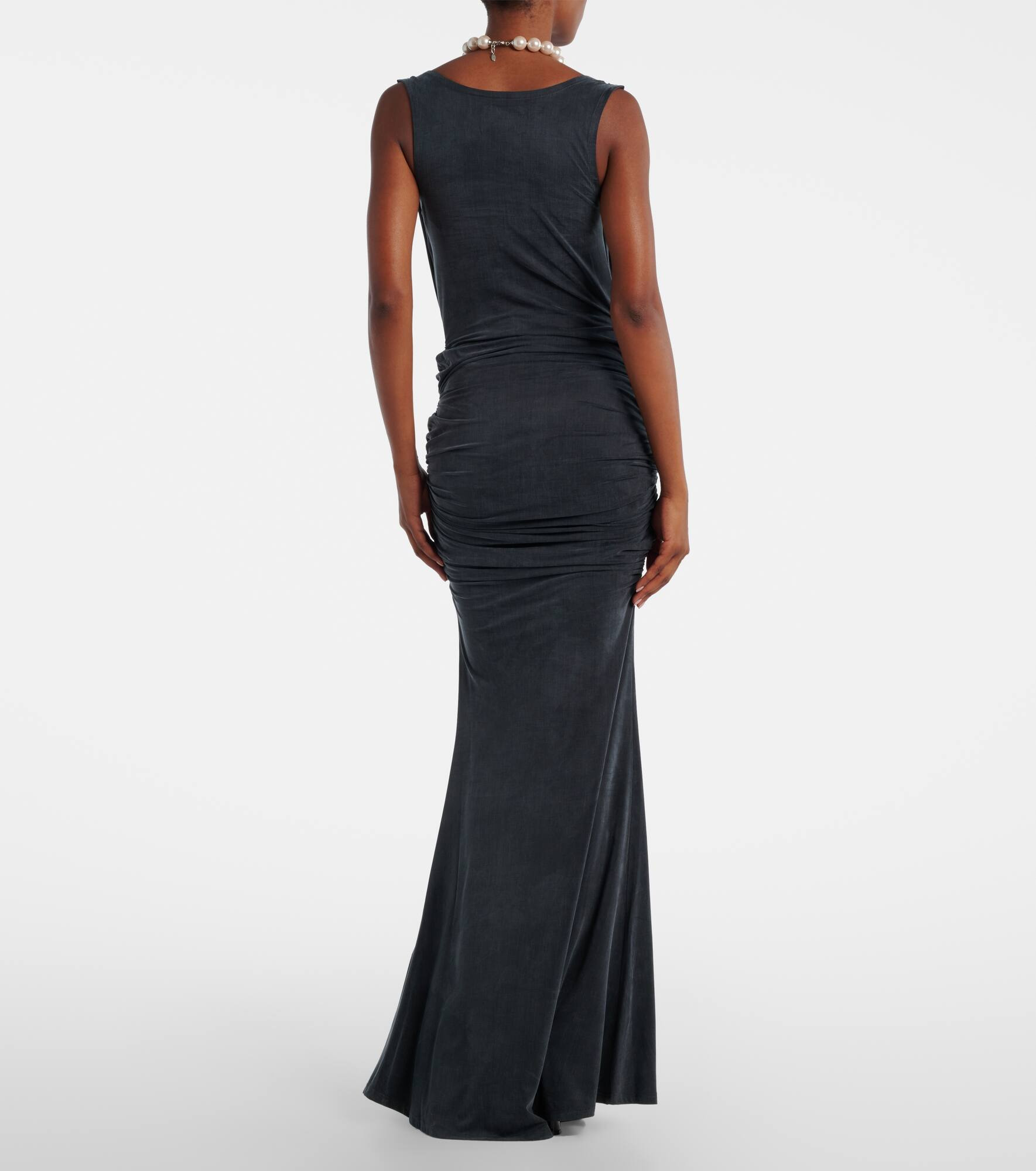 Liz draped jersey maxi dress - 3