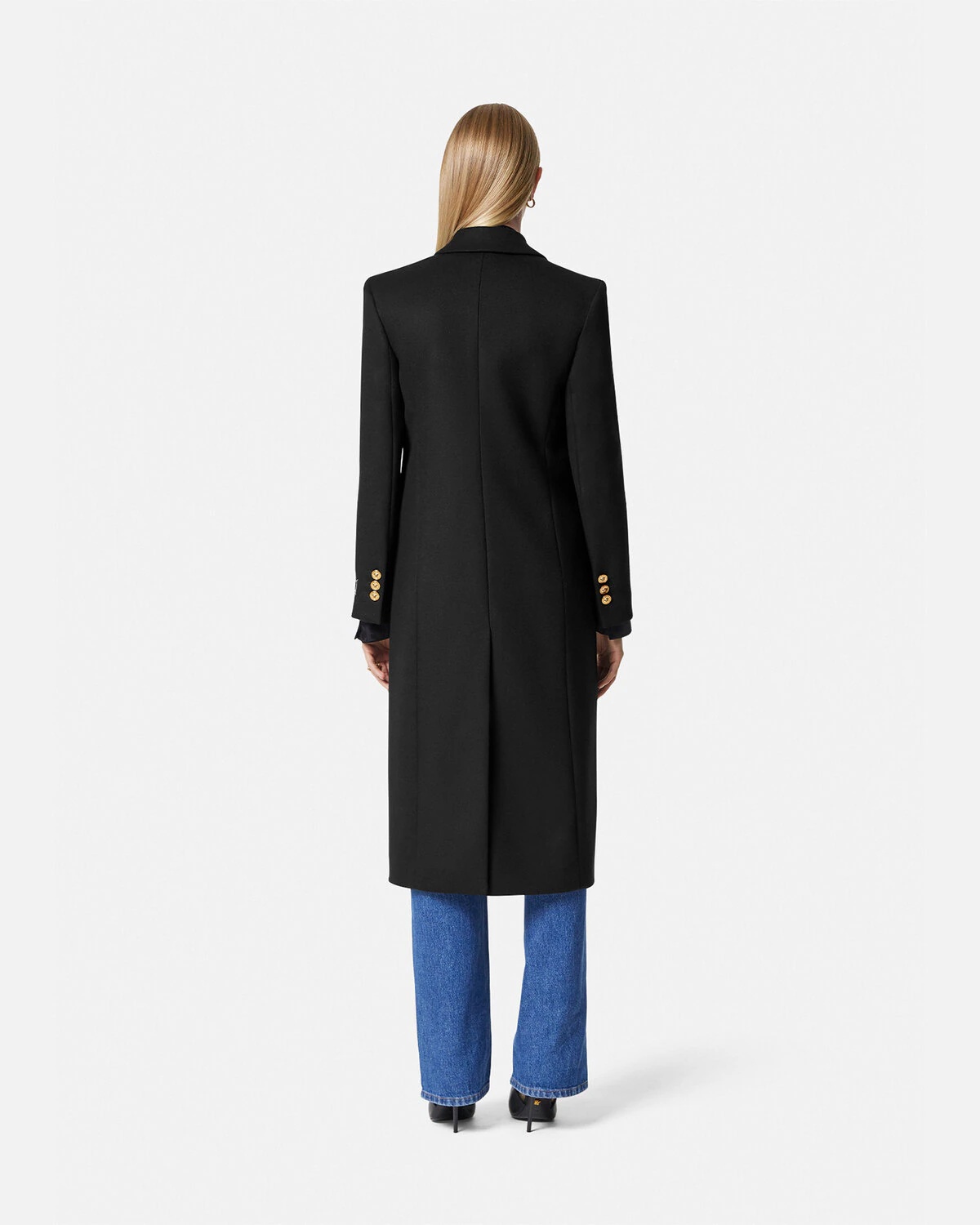 Straight Single-Breasted Coat - 5