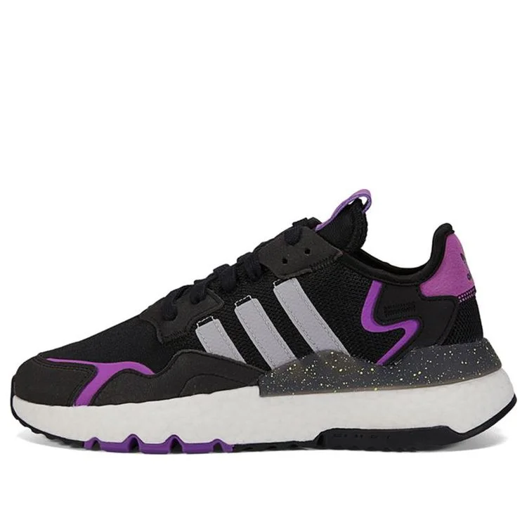 (WMNS) adidas Originals Nite Jogger 'Black Purple' FX6903 - 1