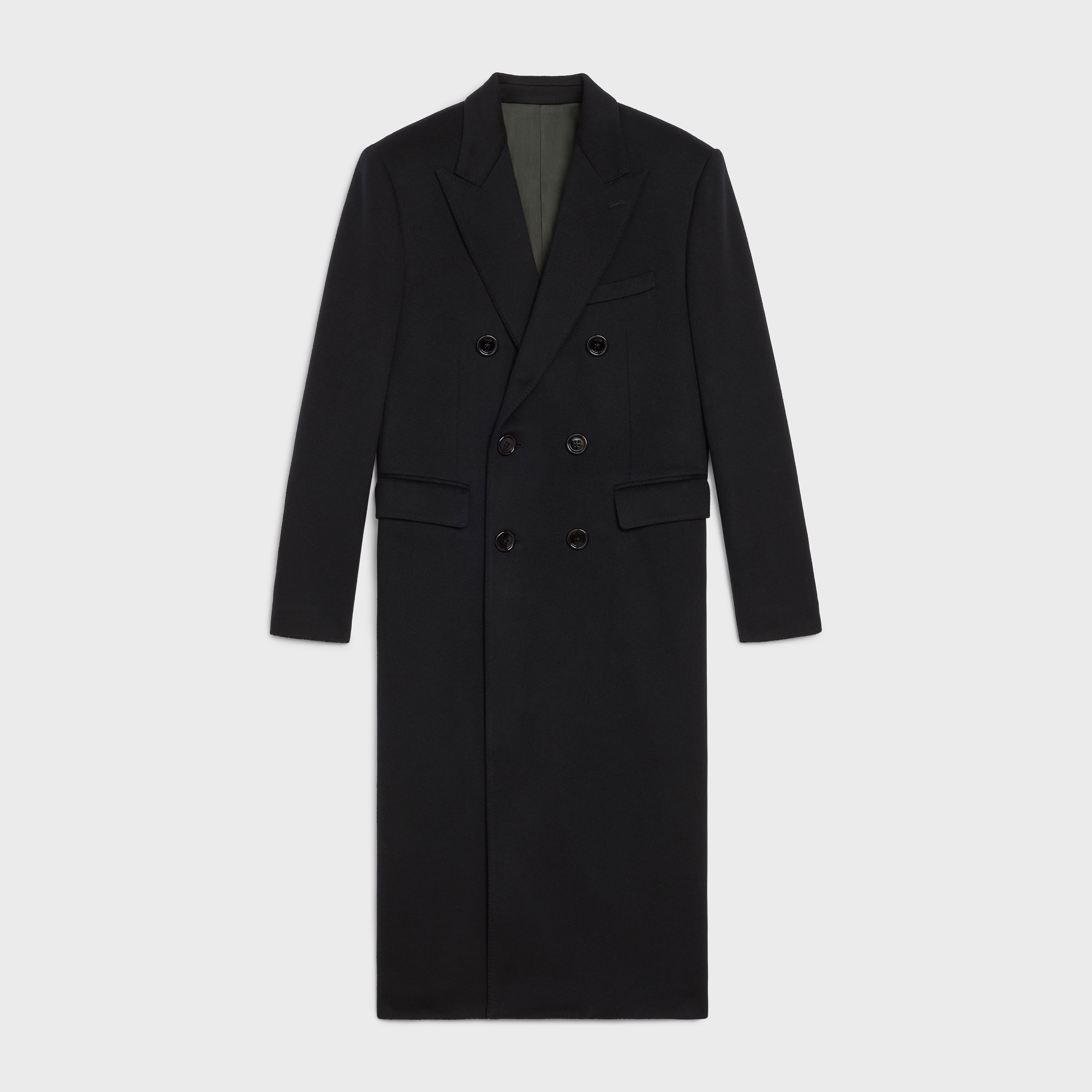 DOUBLE-BREASTED POLO COAT IN WOOL - 1