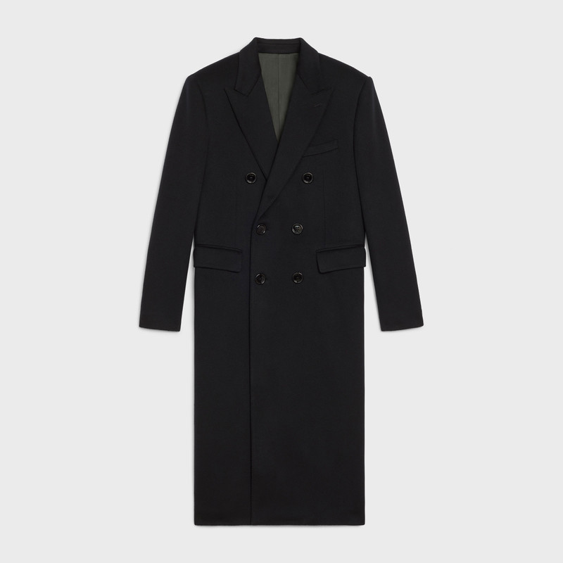 DOUBLE-BREASTED POLO COAT IN WOOL 1