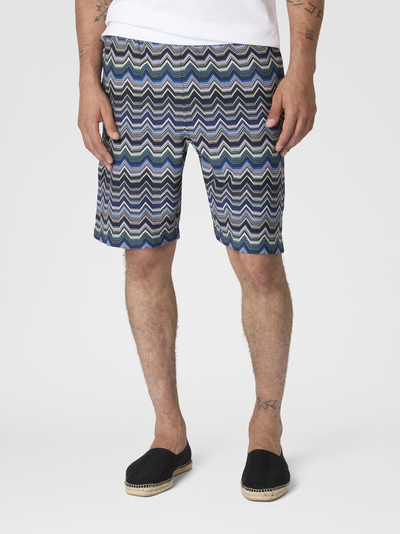 Pure cotton zig zag shorts 4