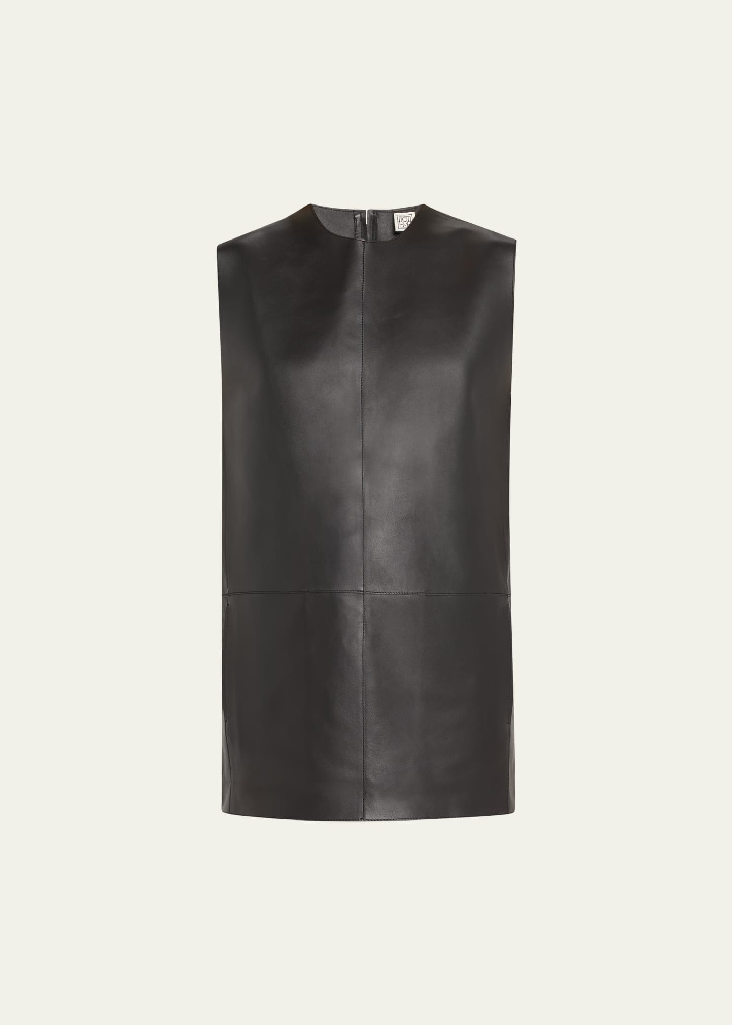 Double-Faced Leather Top - 1