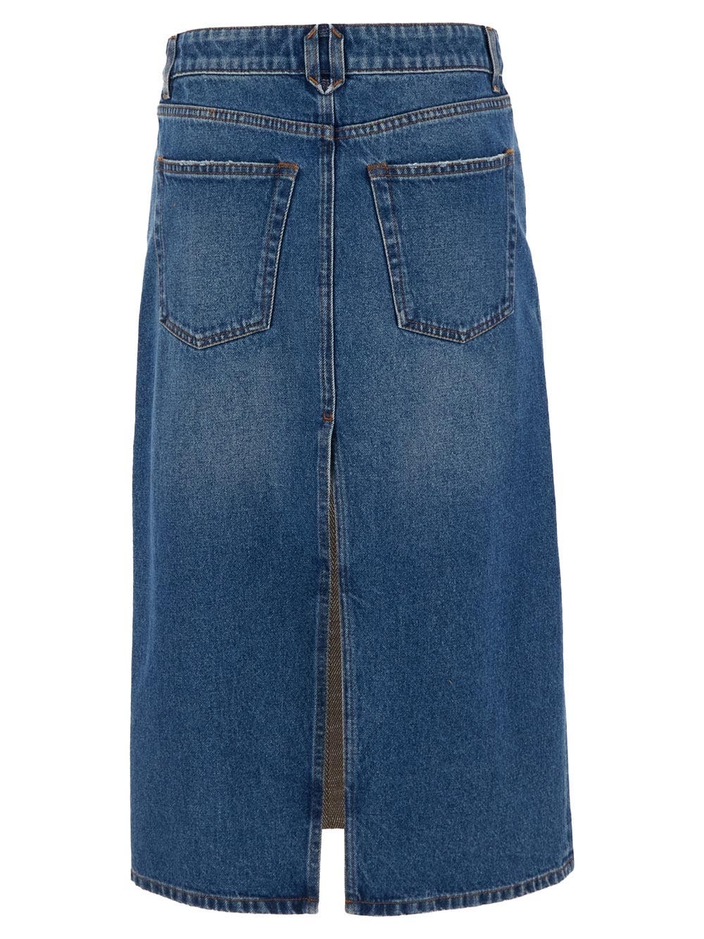 Stella McCartney Denim Skirt | oluxury | REVERSIBLE