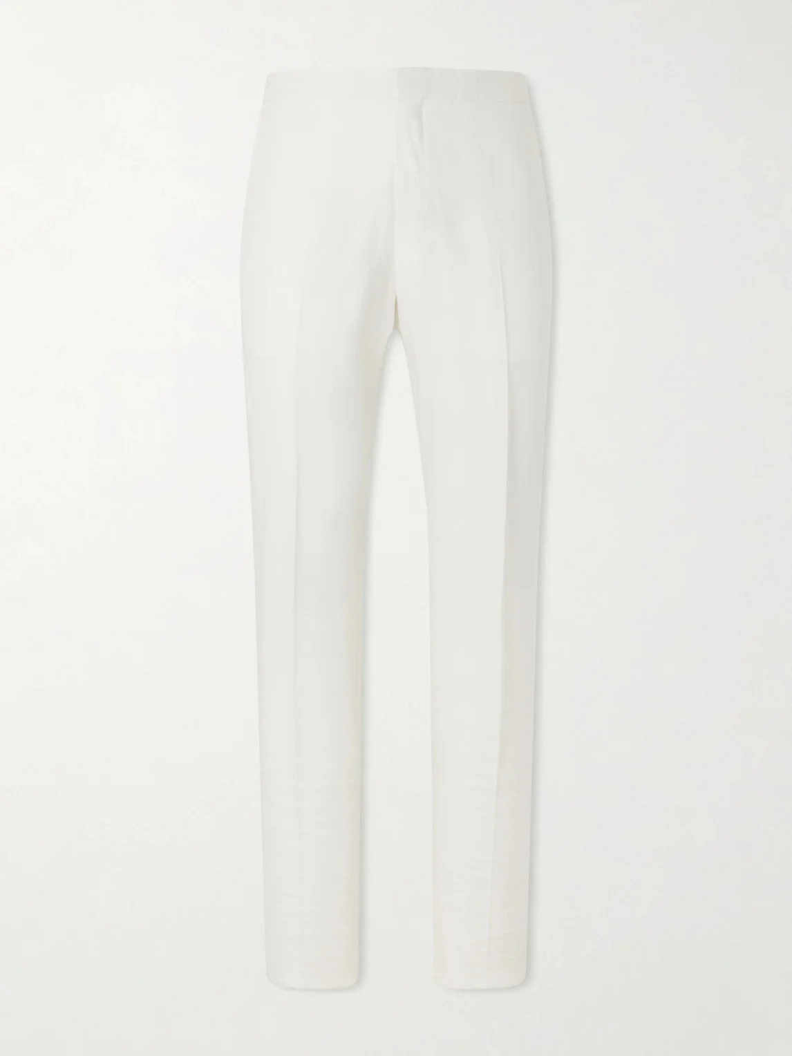 Straight-Leg Linen-Twill Trousers - 1
