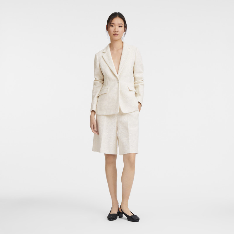 Longchamp Jacket Ecru - Bouclé outlook