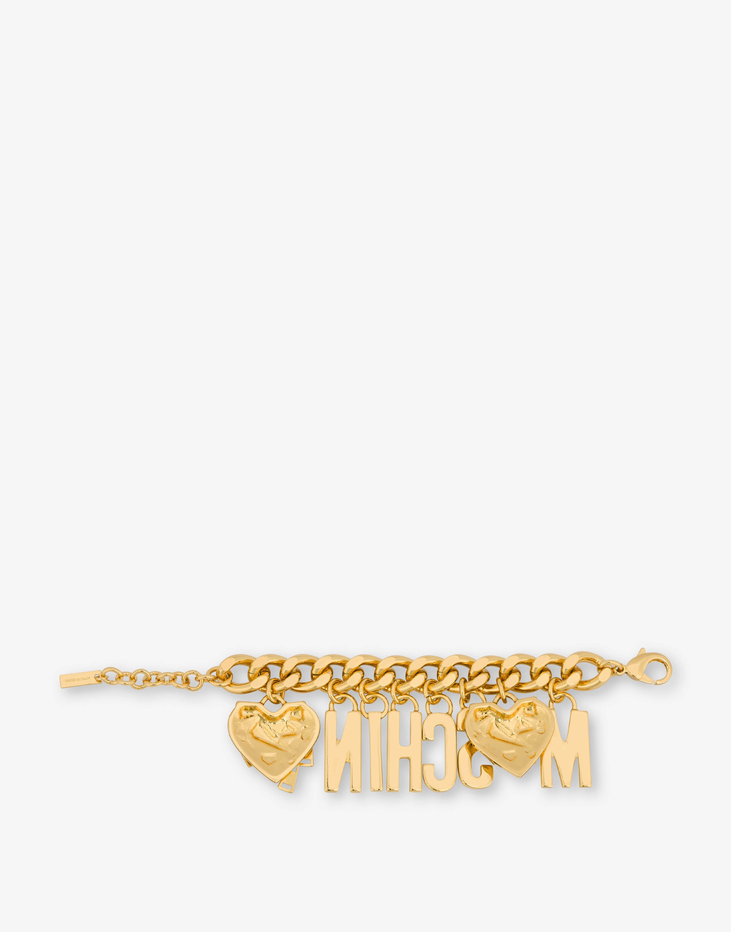 BIKER HEART BRACELET WITH LETTERING - 3