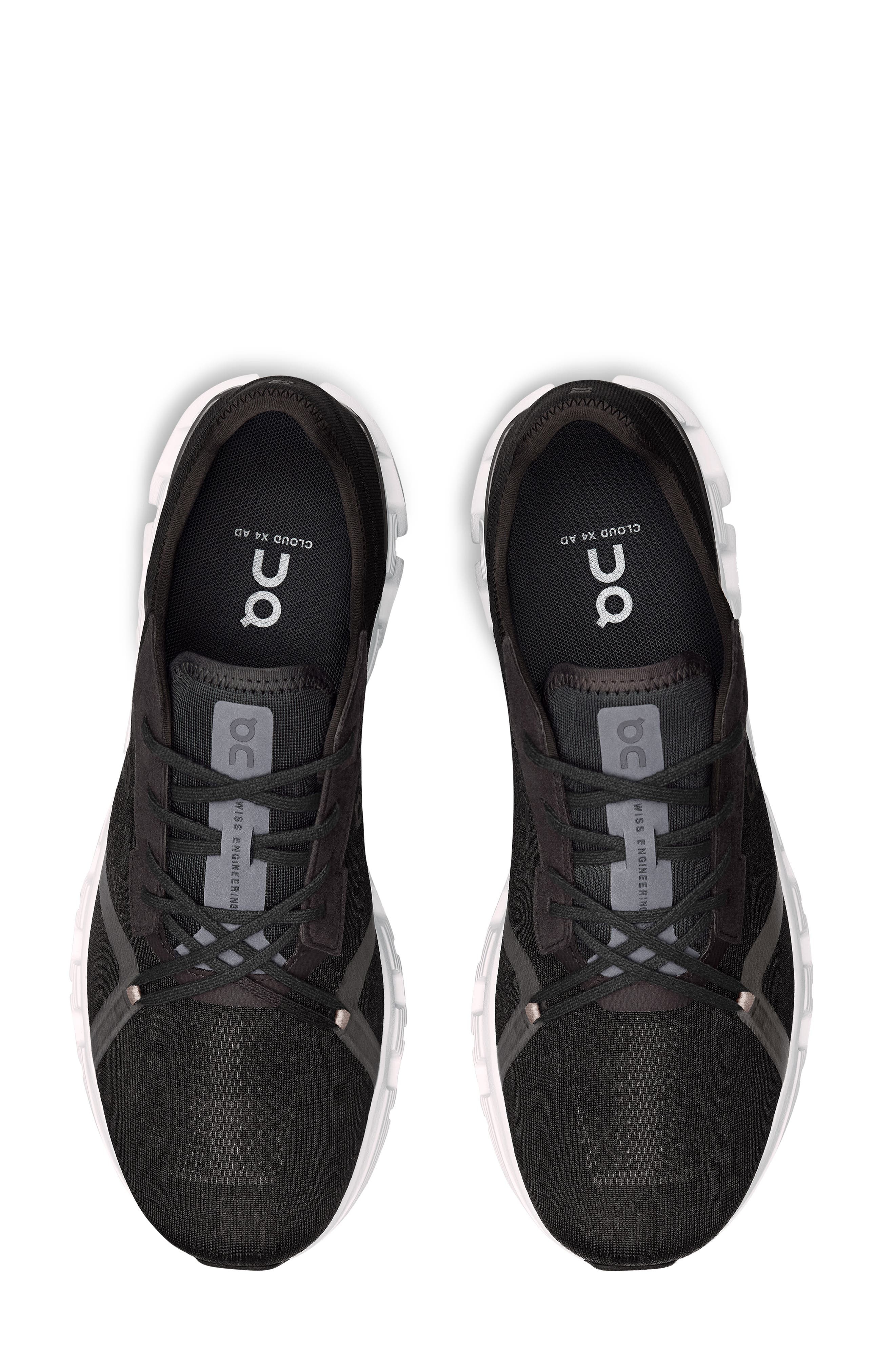 On Cloud X 4 AD Athletic Shoe in Black/Asphalt at Nordstrom - 3