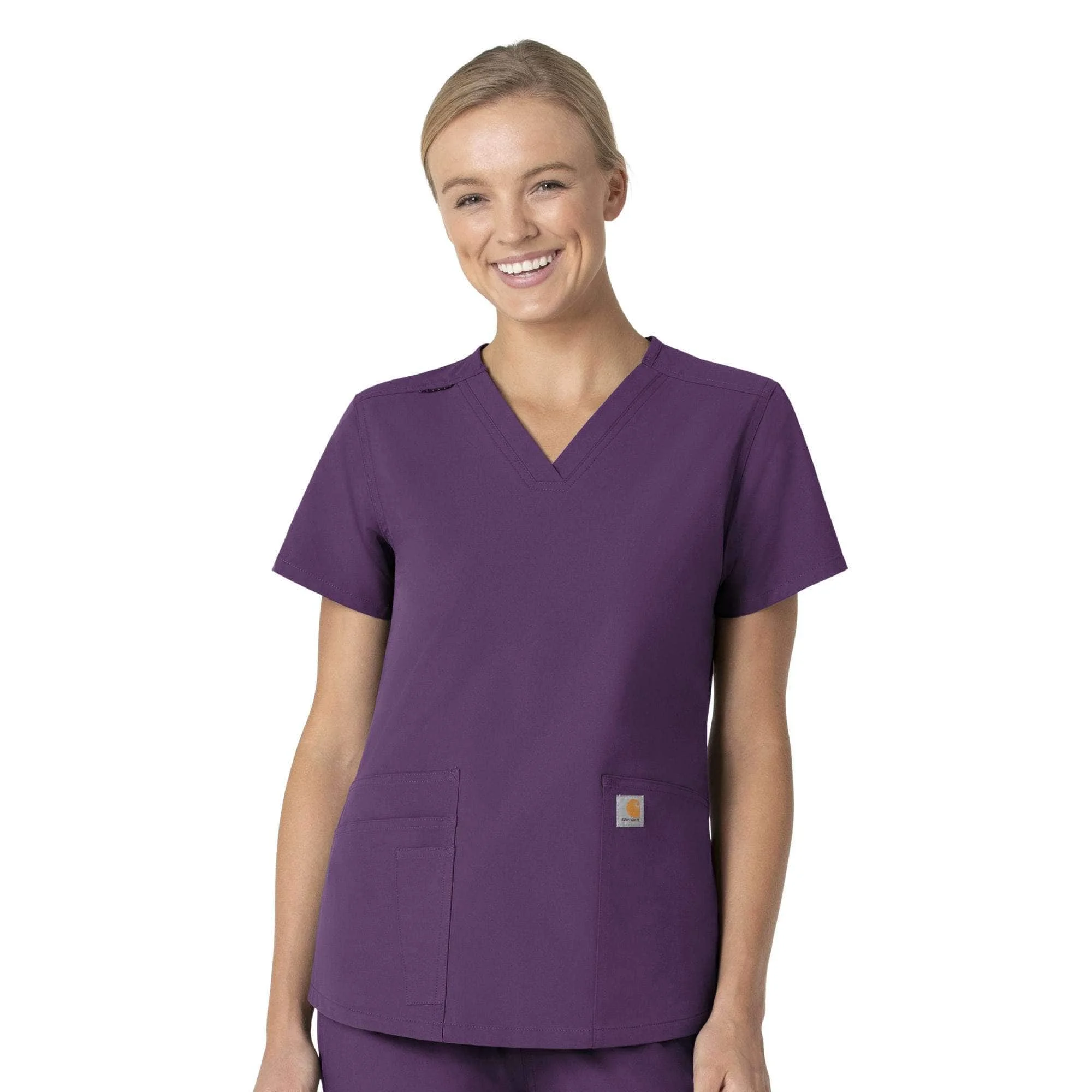 Women's Force Essentials V-Neck Scrub Top - 1
