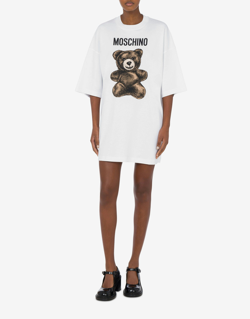 Moschino INTERLOCK DRESS MOSCHINO TEDDY BEAR outlook