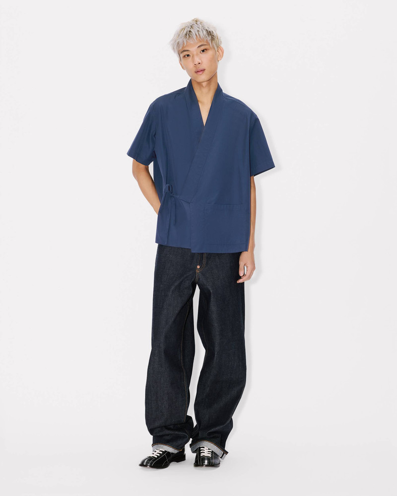 Kimono short sleeve shirt in cotton 4