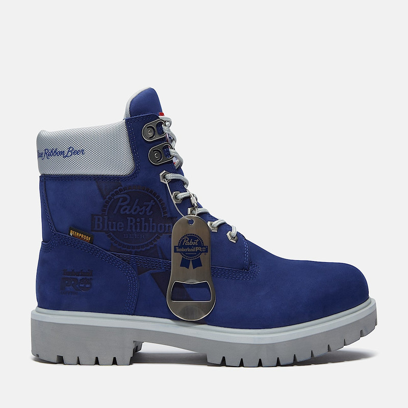 Men's Timberland PRO® and Pabst Blue Ribbon Direct Attach 6" Soft Toe Waterproof Work Boot 1