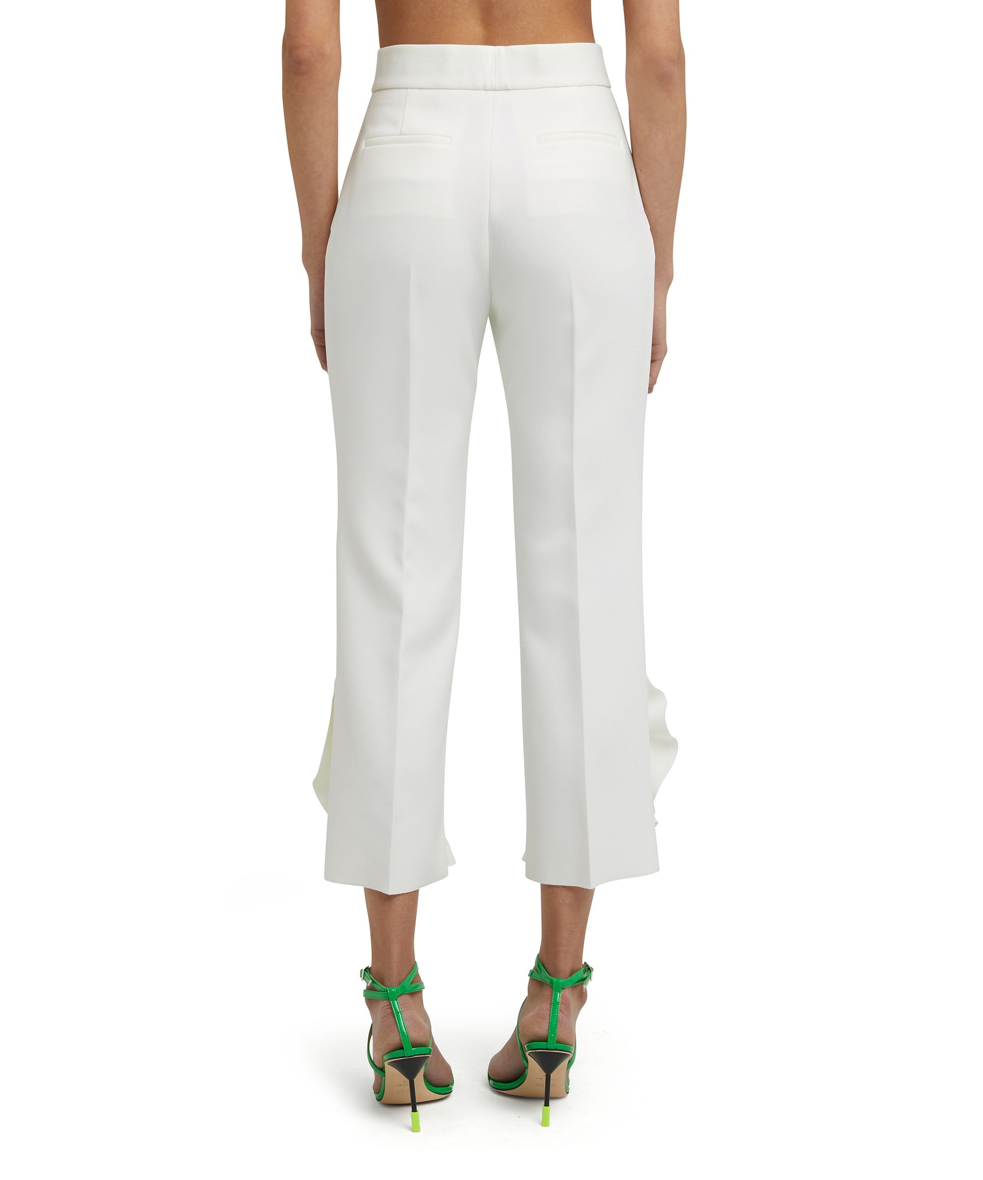 Double crepe cady pants with straight legs - 4