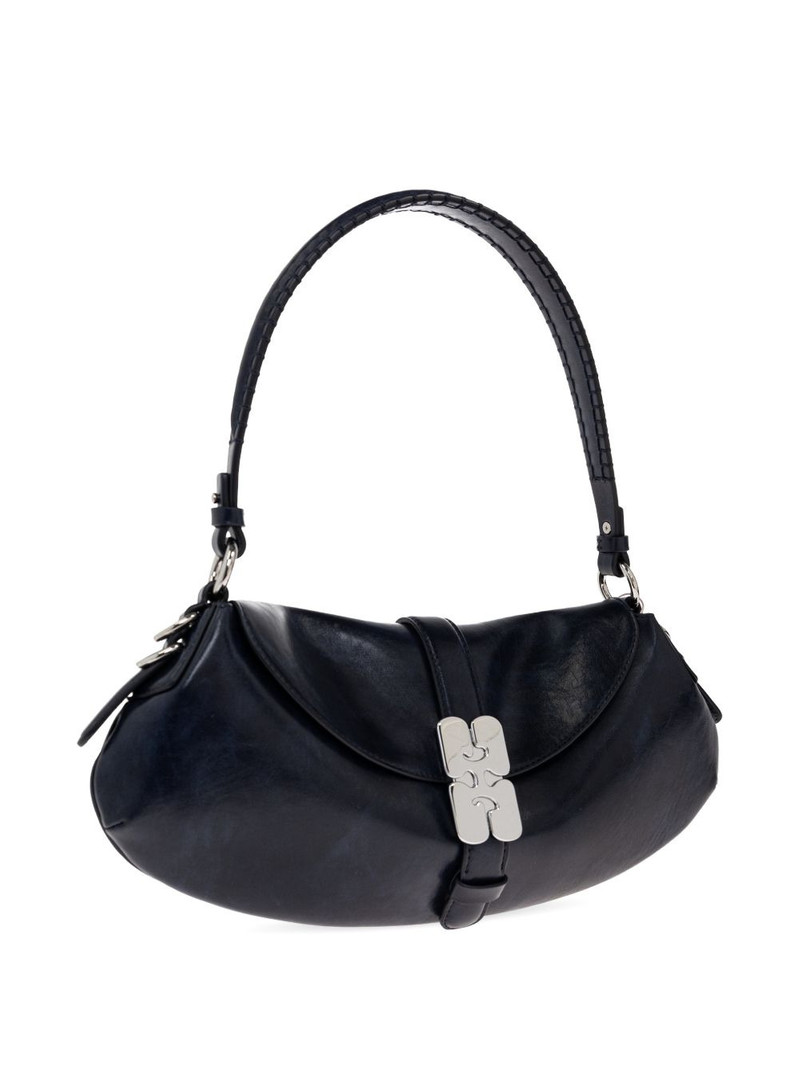 logo-buckle tote bag 4