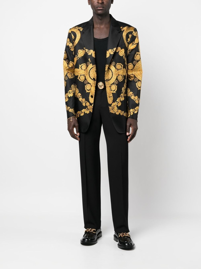 VERSACE Maschera Baroque print blazer outlook