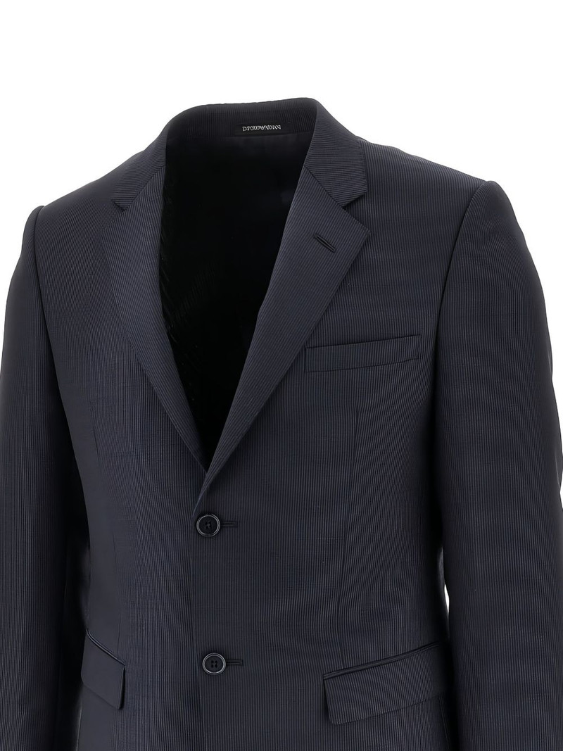 EMPORIO ARMANI striped-pattern suit outlook