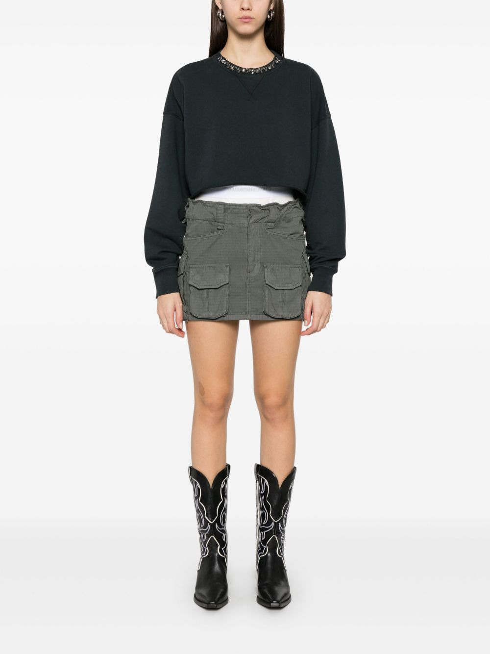 Golden Goose cropped Sweater - 4