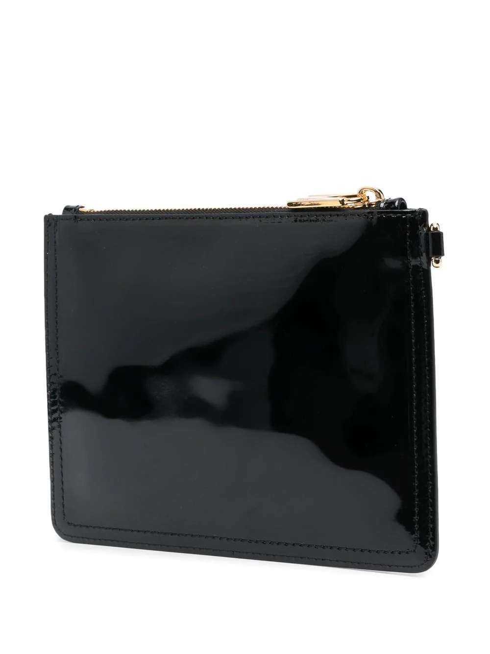 logo-letter clutch bag - 2