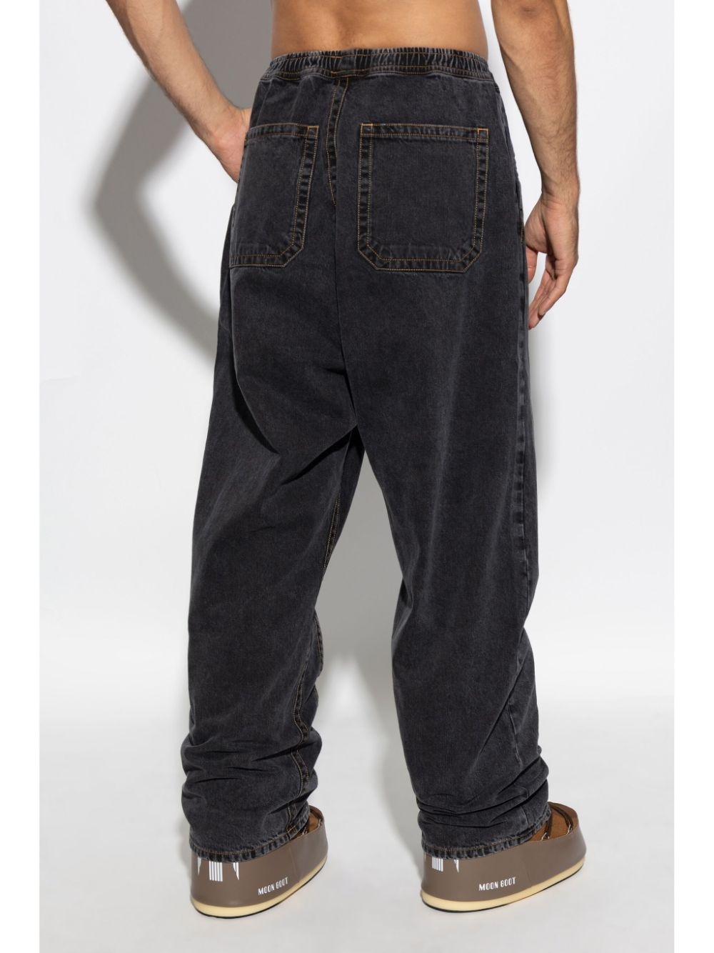 drop-crotch jeans - 4