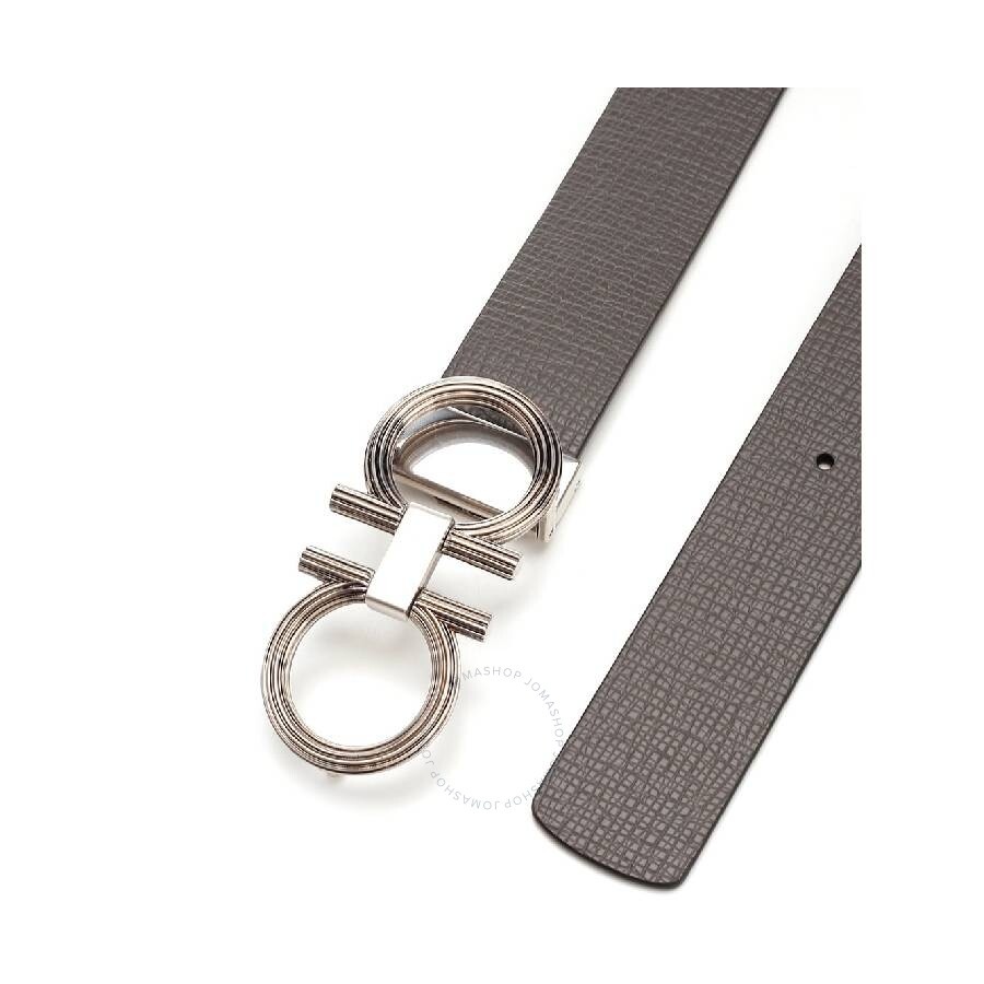 Ferragamo Adjustable Buckle Leather Belt - 2