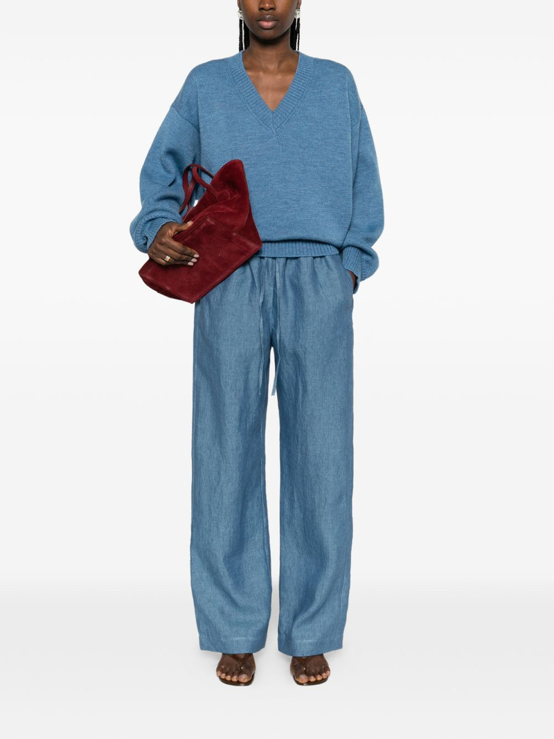 RÓHE drawstring palazzo pants outlook