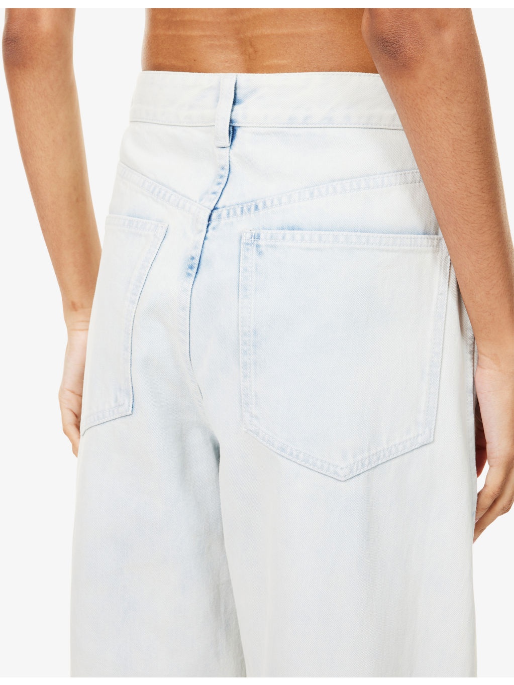 Twisted Straight-Leg Denim Jeans - 5