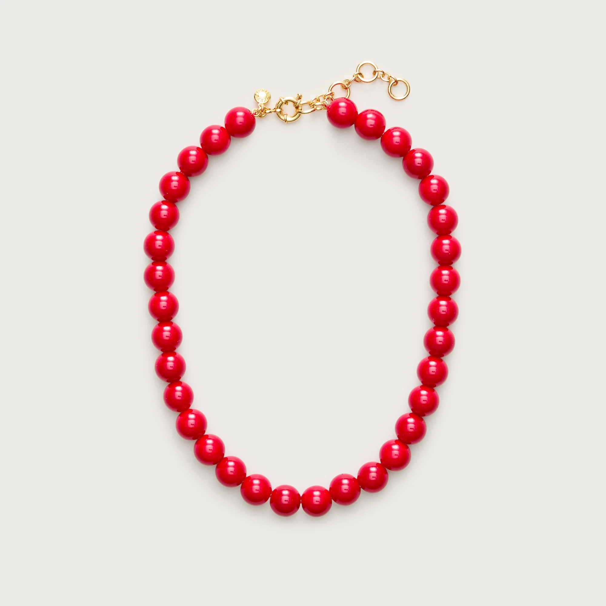 Chunky beaded necklace - 1