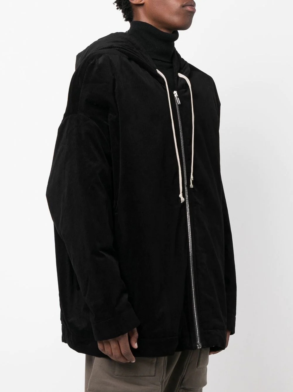 drawstring hoodie jacket - 3