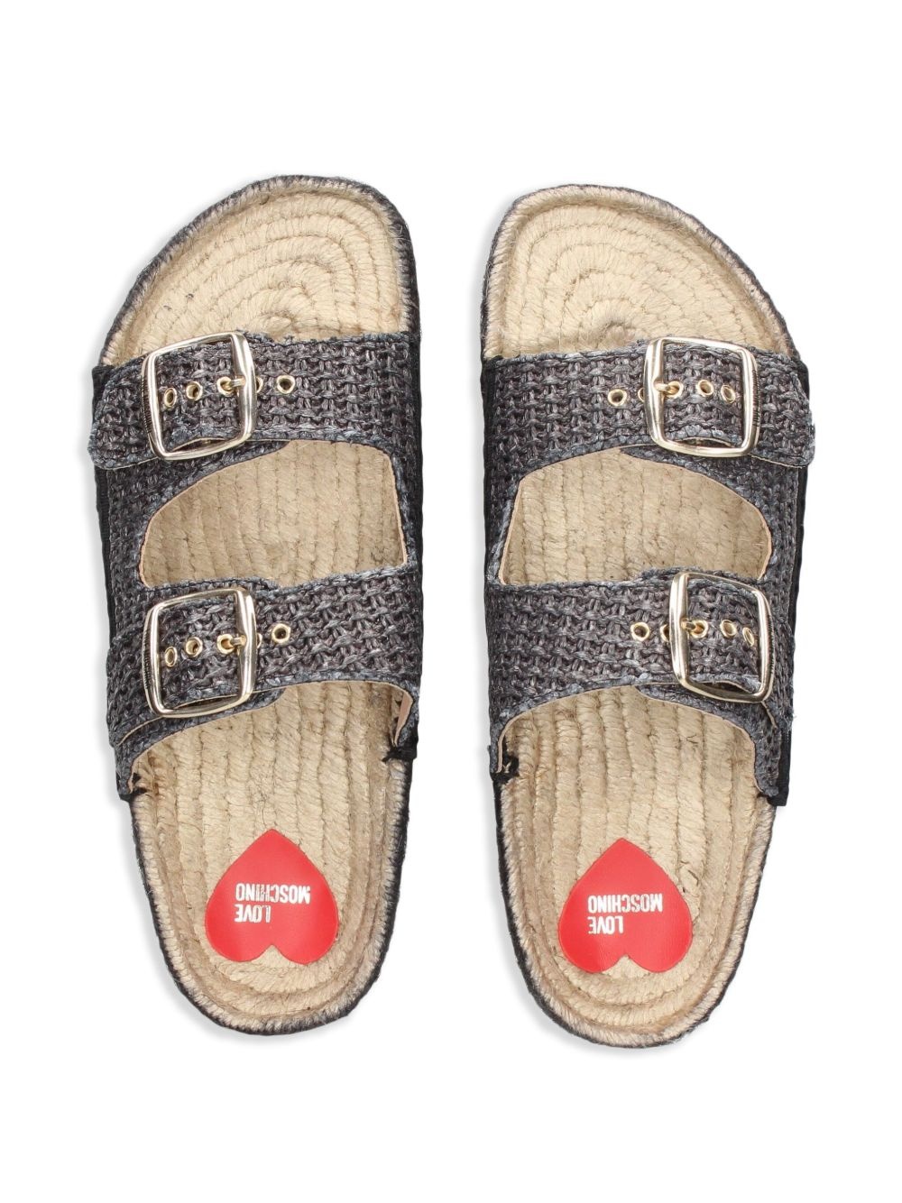 double-buckle espadrilles - 4