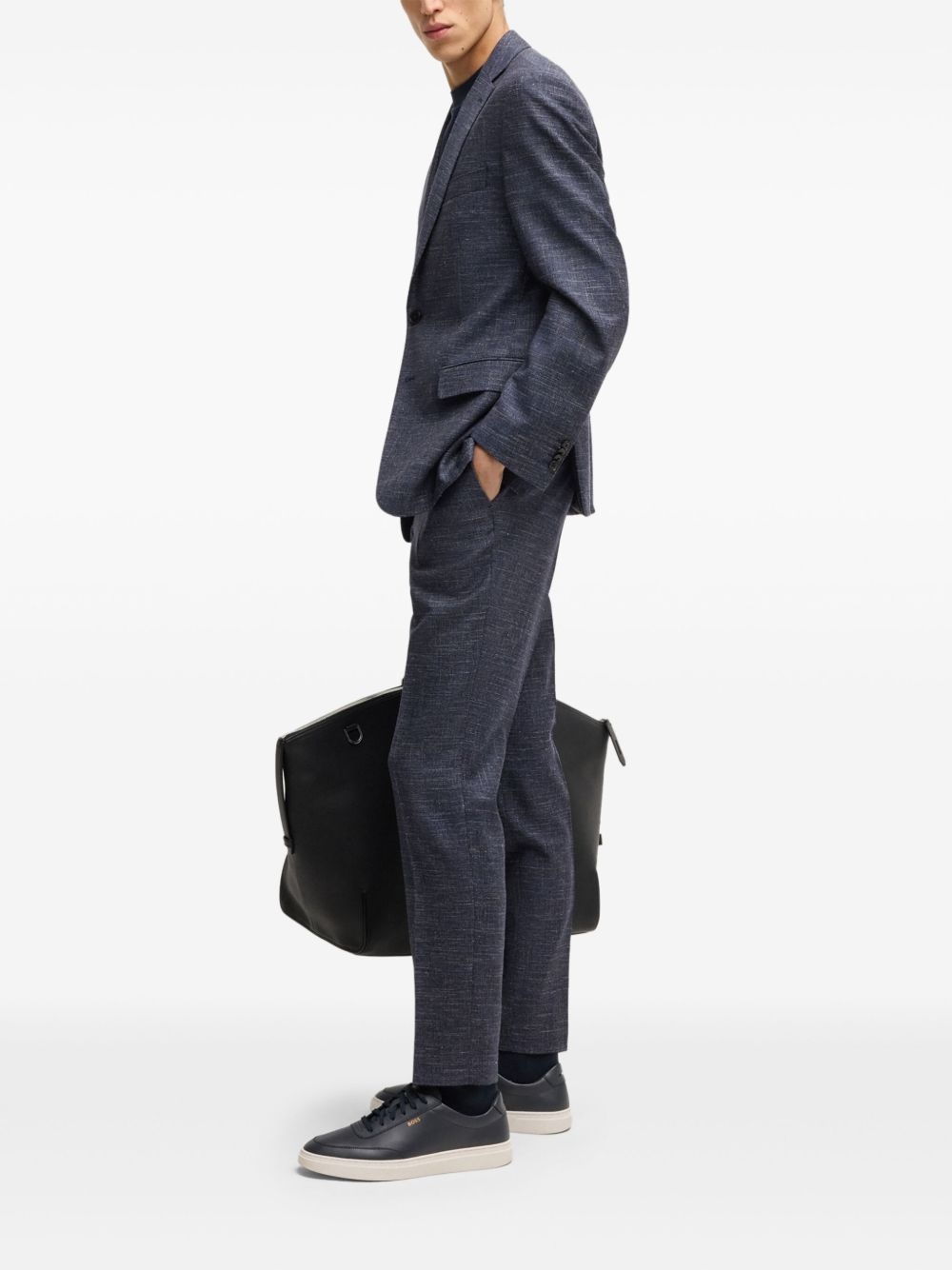 chambray blazer - 2