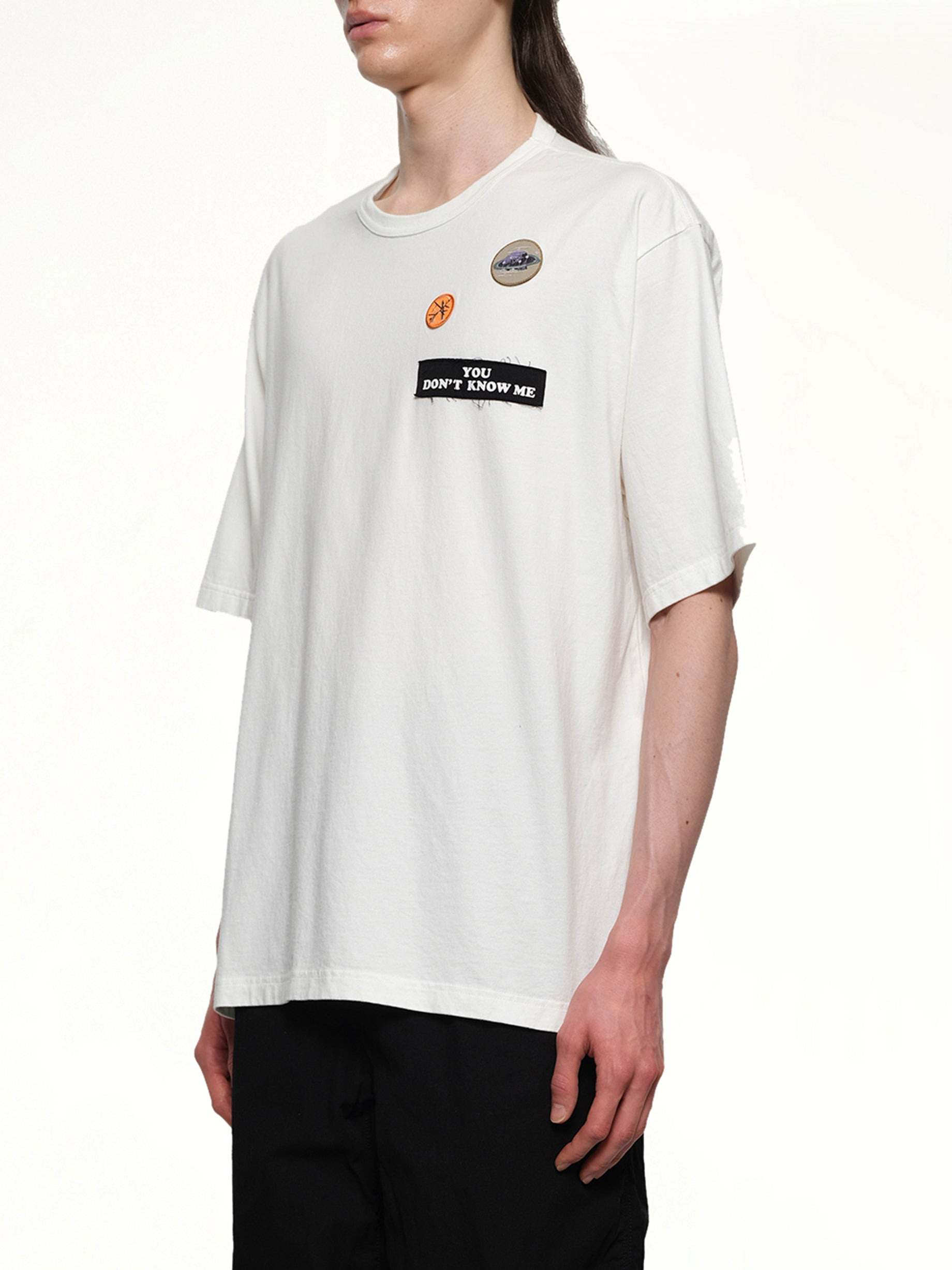 Patches T-Shirt in White - 3