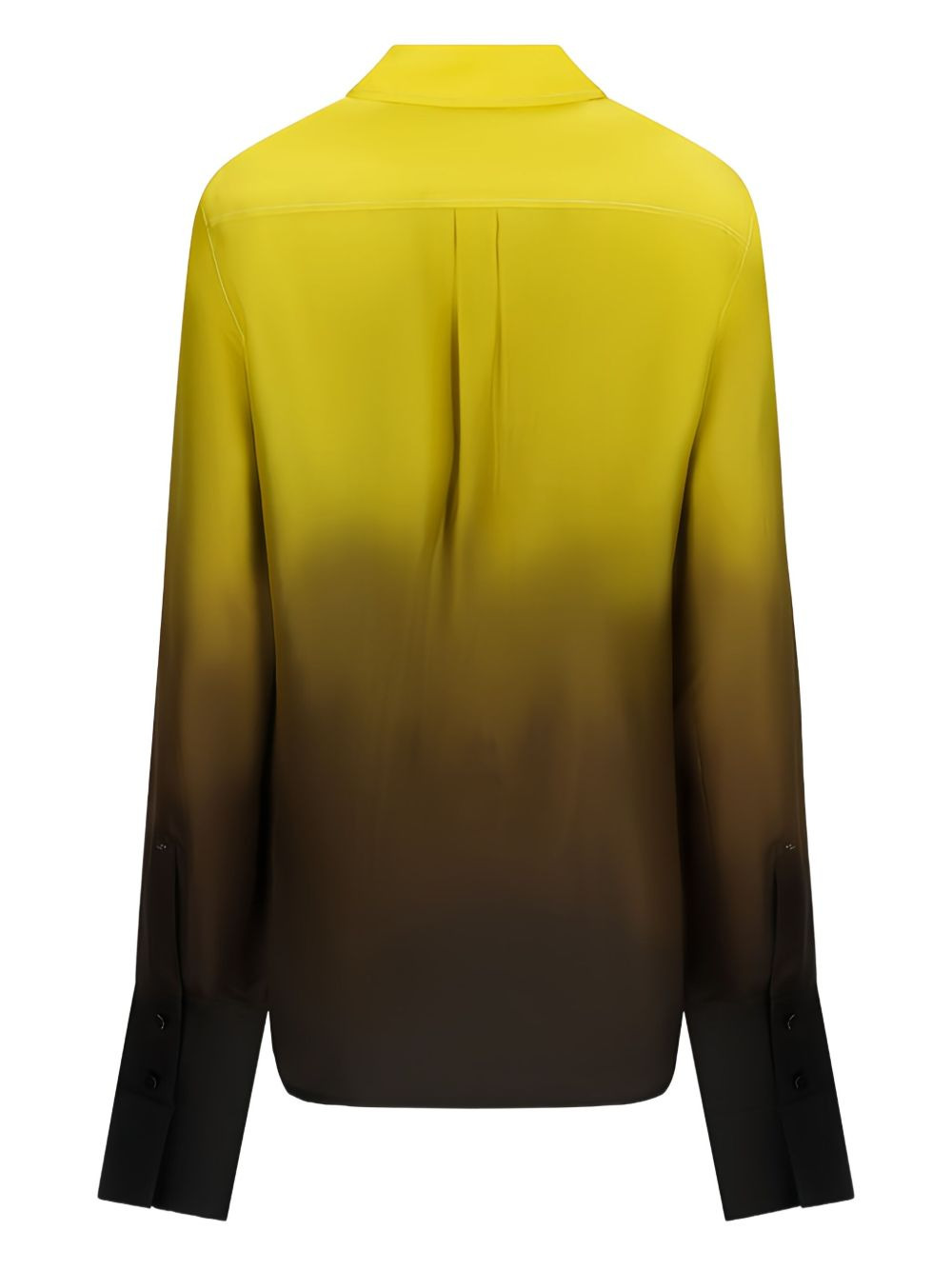 button-fastening silk shirt - 2