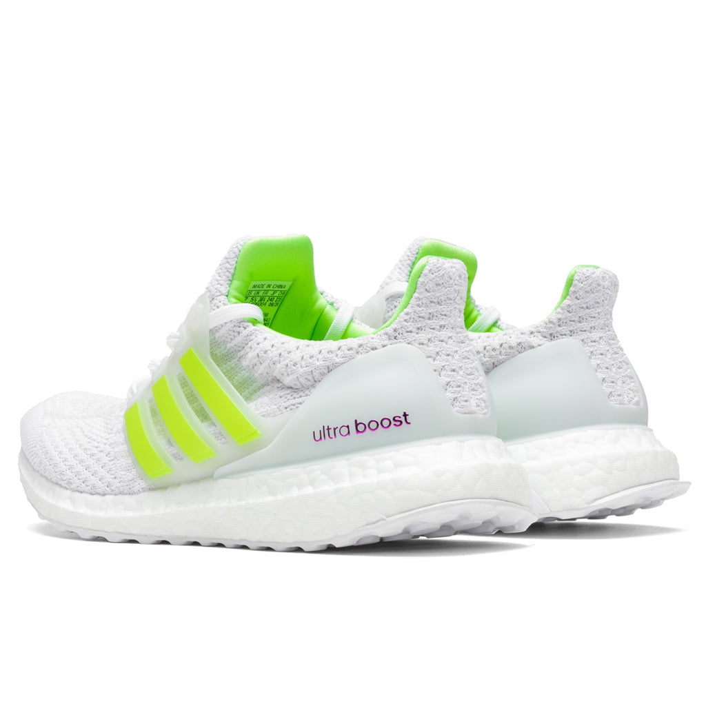 ADIDAS ULTRABOOST 5.0 DNA WOMEN'S - WHITE/SIGNAL GREEN - 3