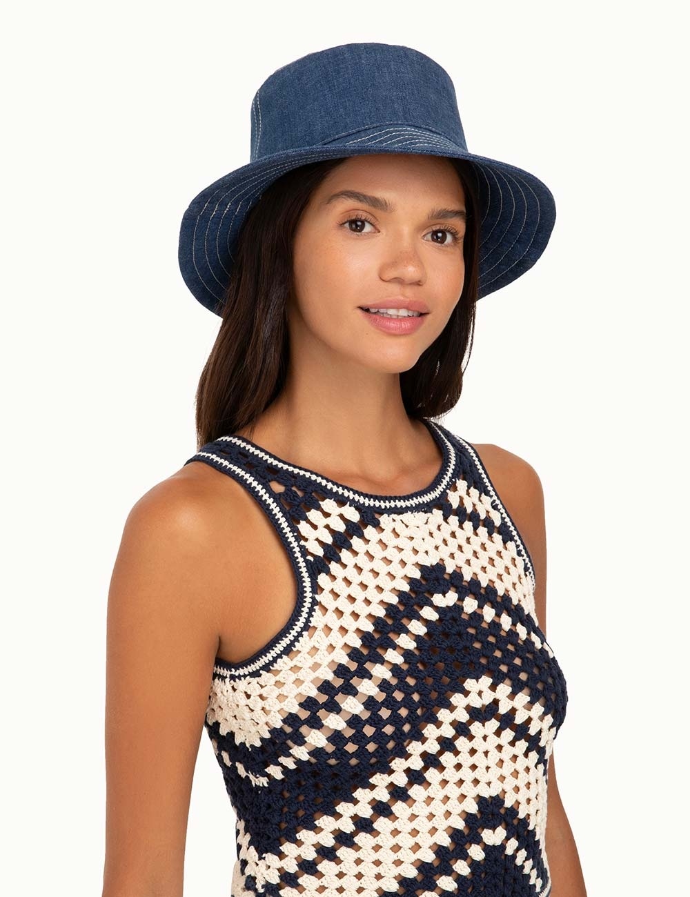 DENIM BUCKET HAT - 3