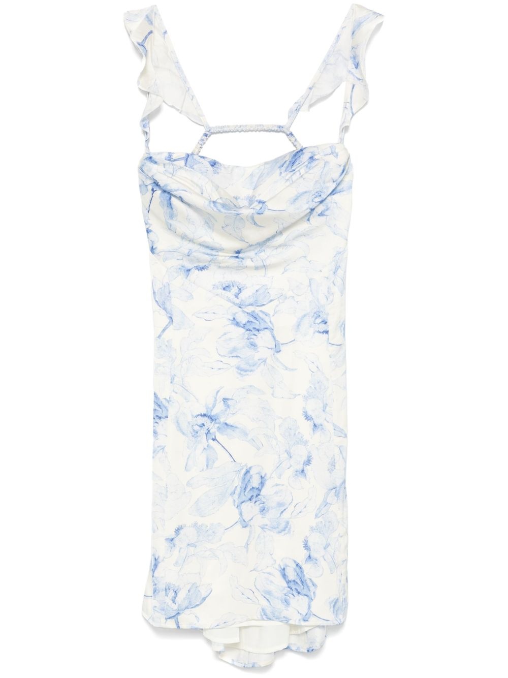 floral mini dress - 1