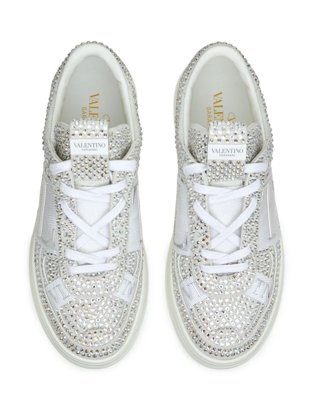 VL7N crystal-embellished low-top sneakers - 4