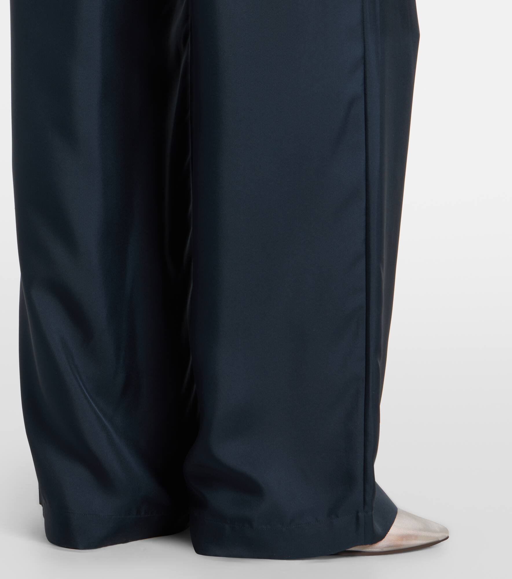 Silk palazzo pants - 5